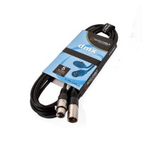 AC-DMX3/5 3 p. XLRm/3 p. XLRf 5m DMX